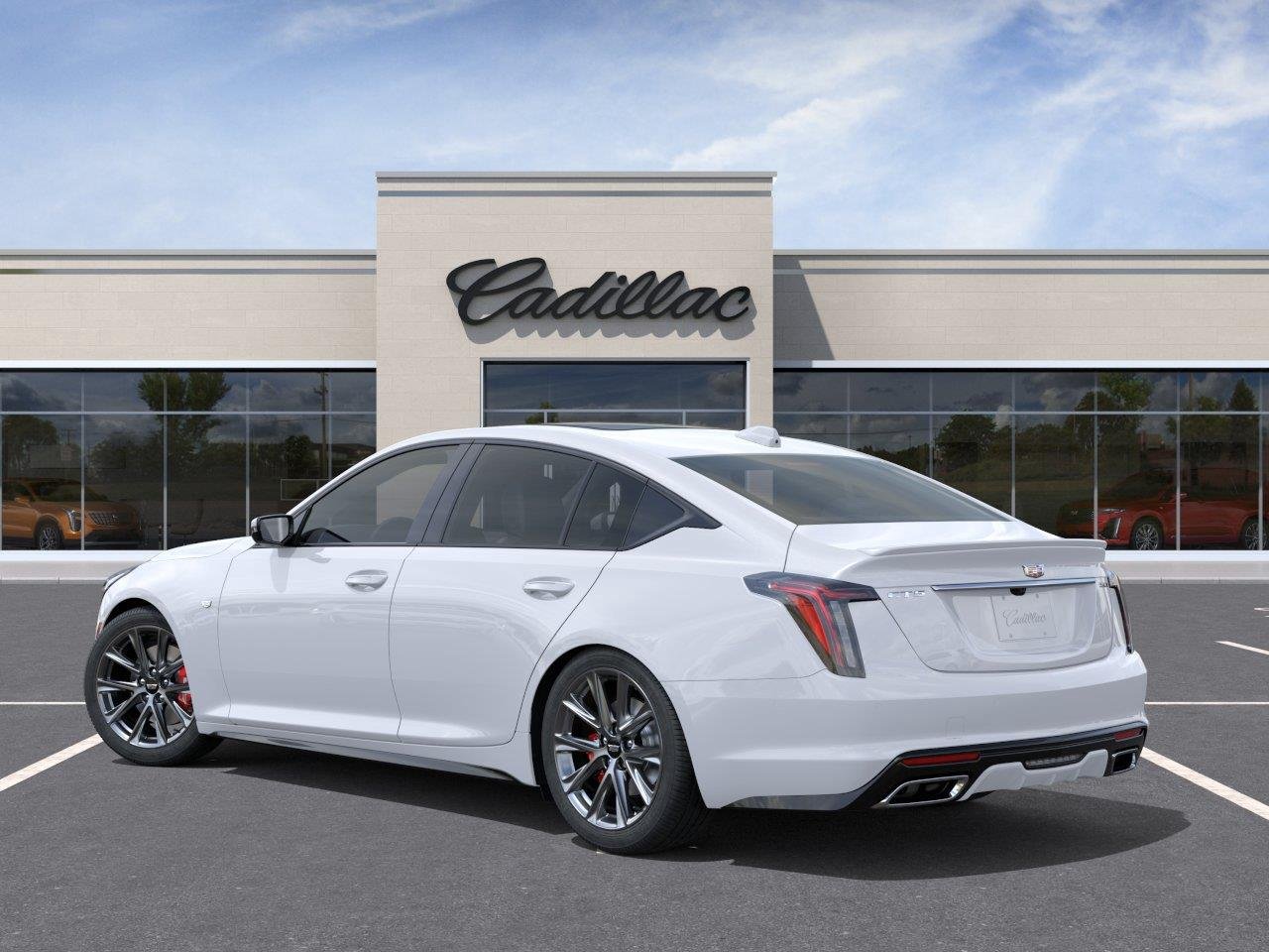 New 2026 Vibrant White Tricoat Cadillac Sport image 3