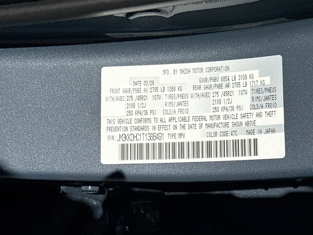 New 2026 Polymetal Gray Metallic Mazda 3.3 Turbo S Premium Sport AWD image 34