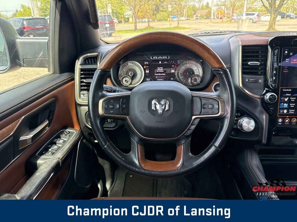 Used 2021 Diamond Black Ram Limited Longhorn image 25