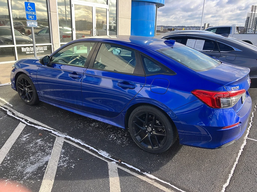 Certified Used 2024 Aegean Blue Metallic Honda Sport image 4