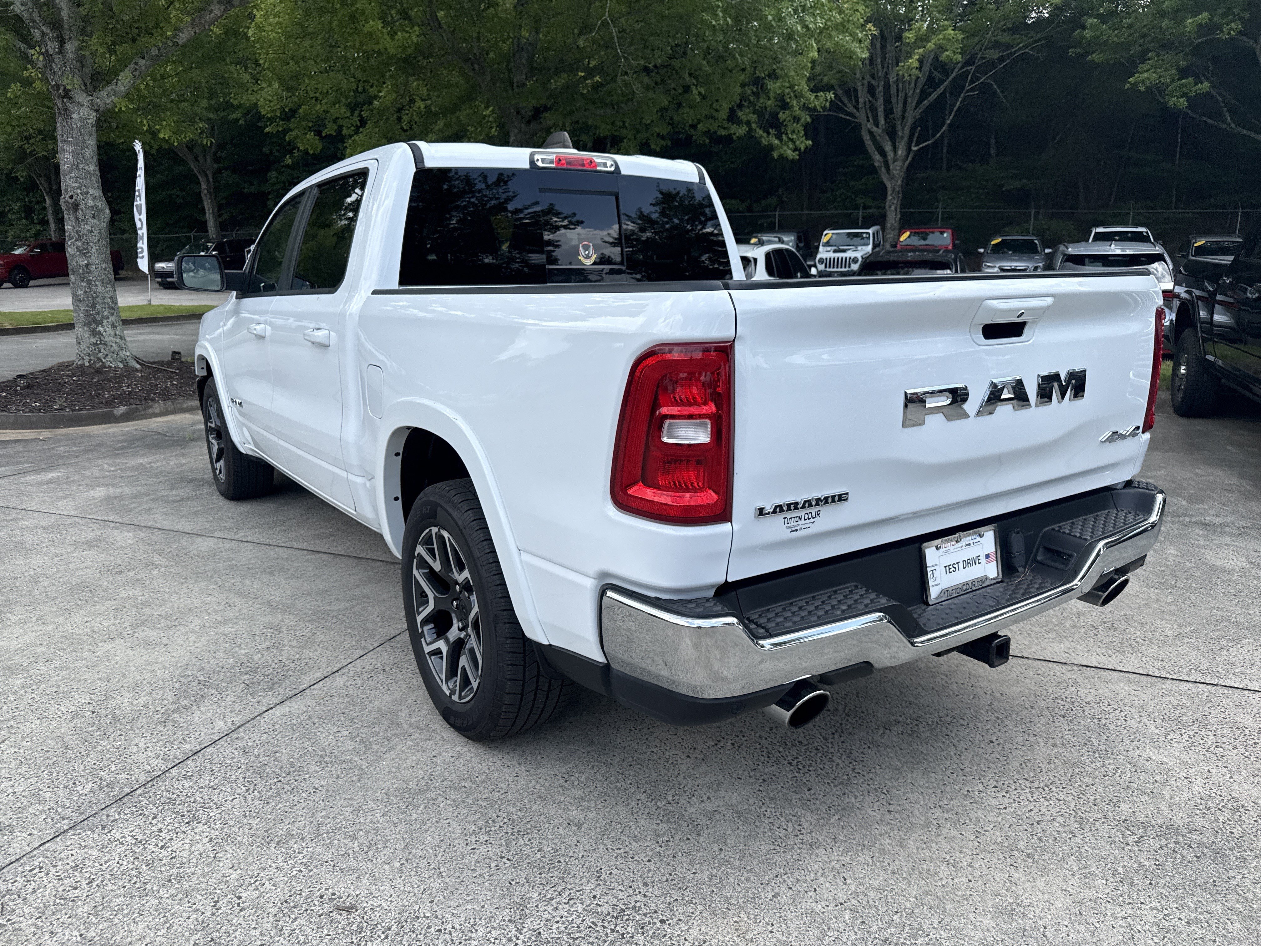 Used 2025 Bright White Clearcoat Ram Laramie image 5