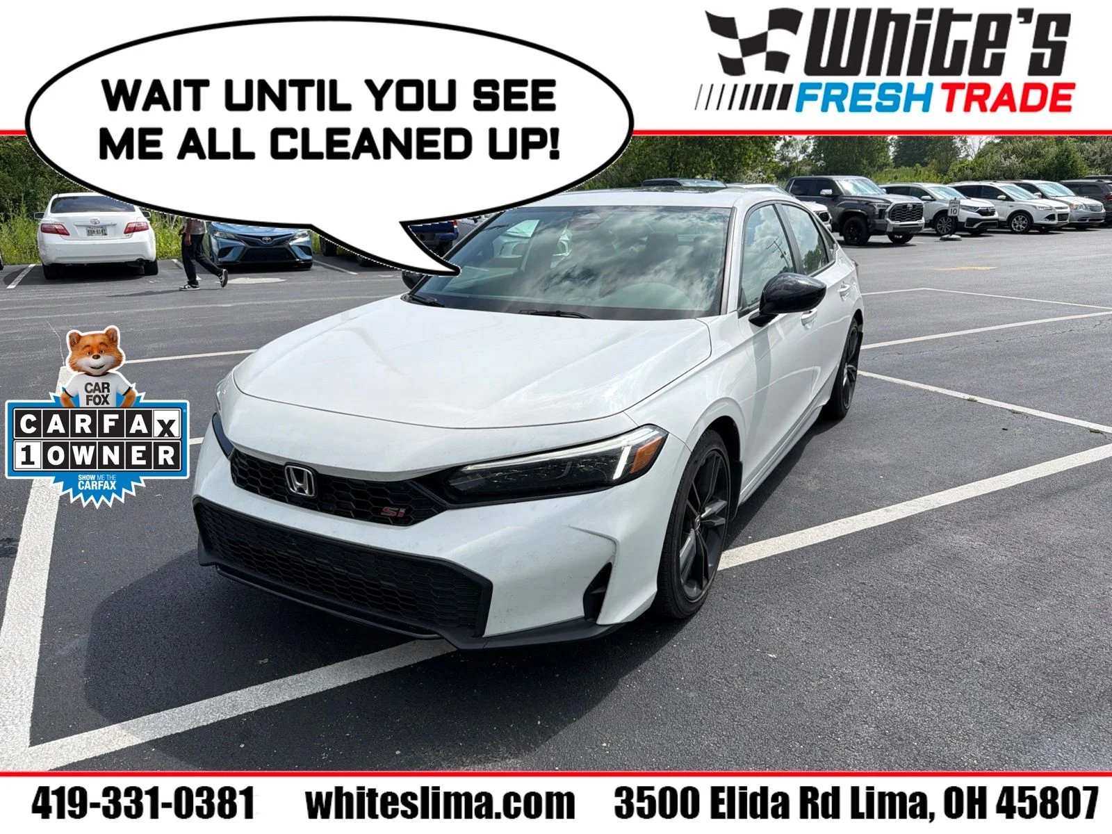 Used 2026 Platinum White Pearl Honda  image 1