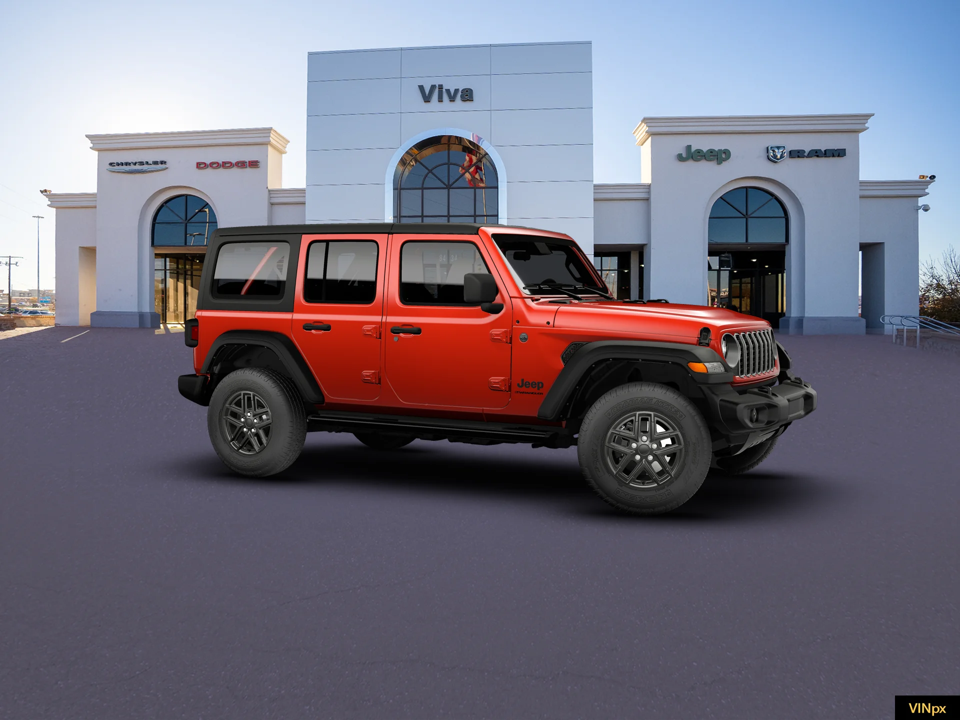 New 2026 Firecracker Red Clear-Coat Exterior Paint Jeep Sport image 22