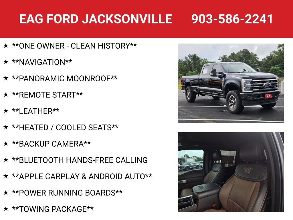 Used 2024 Agate Black Metallic Ford King Ranch image 4