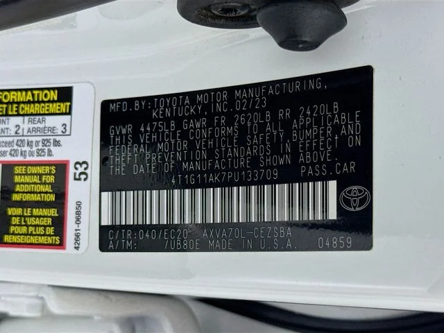 Certified Used 2023 White Toyota SE Nightshade image 31