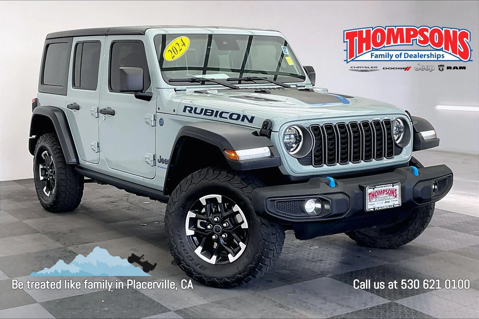 Used 2024 Earl Clearcoat Jeep Rubicon 4xe image 1