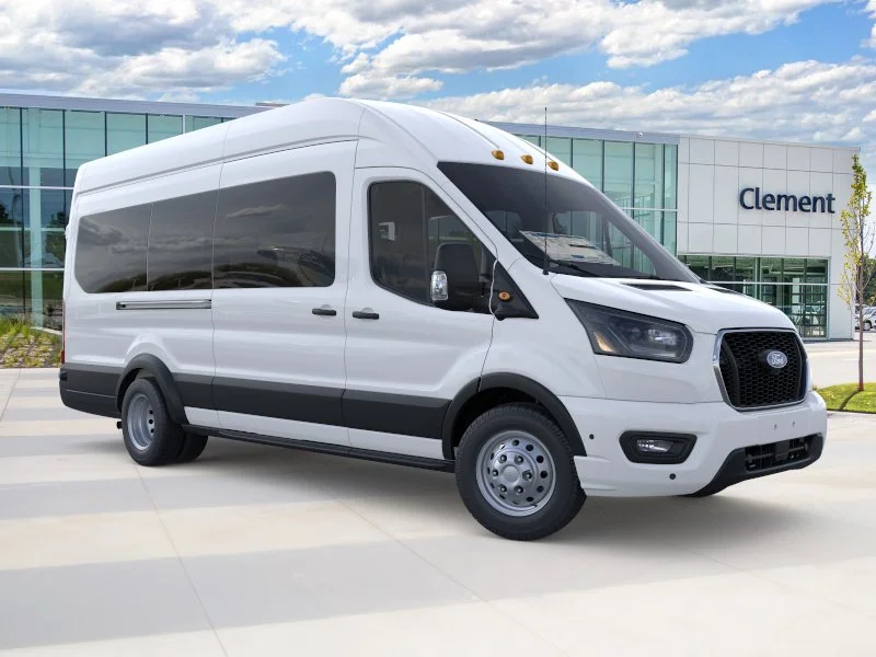 New 2026 Oxford White Ford Passenger Van XLT image 7