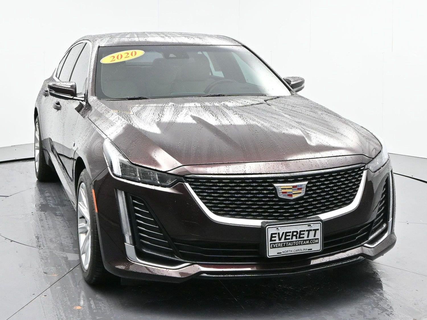 Used 2020 GARNET METALLIC Cadillac Luxury image 2