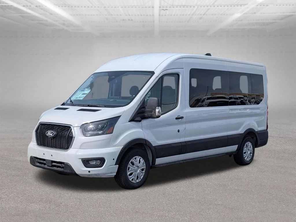 New 2026 Oxford White Ford Passenger Van XLT image 2