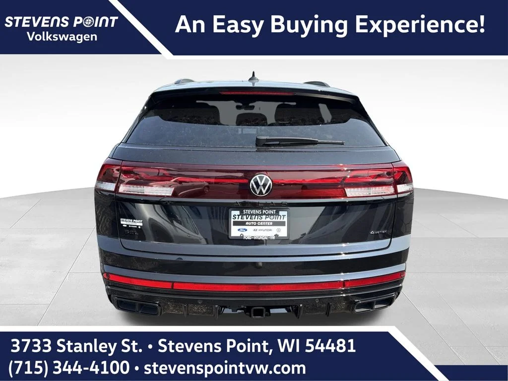 New 2026 Deep Black Pearl Volkswagen 2.0T SEL R-Line Black image 4