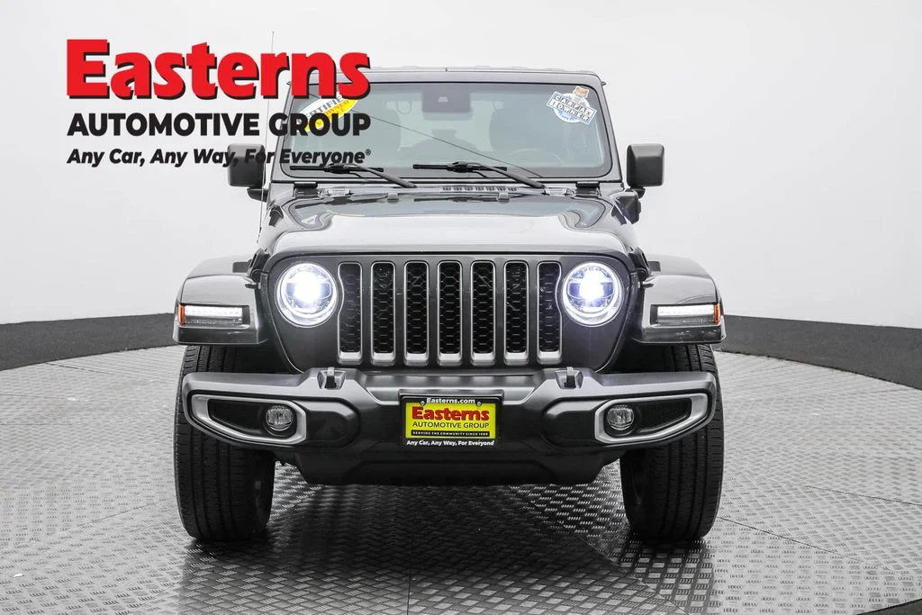 Used 2021 Gray Jeep Unlimited Sahara 4xe image 2
