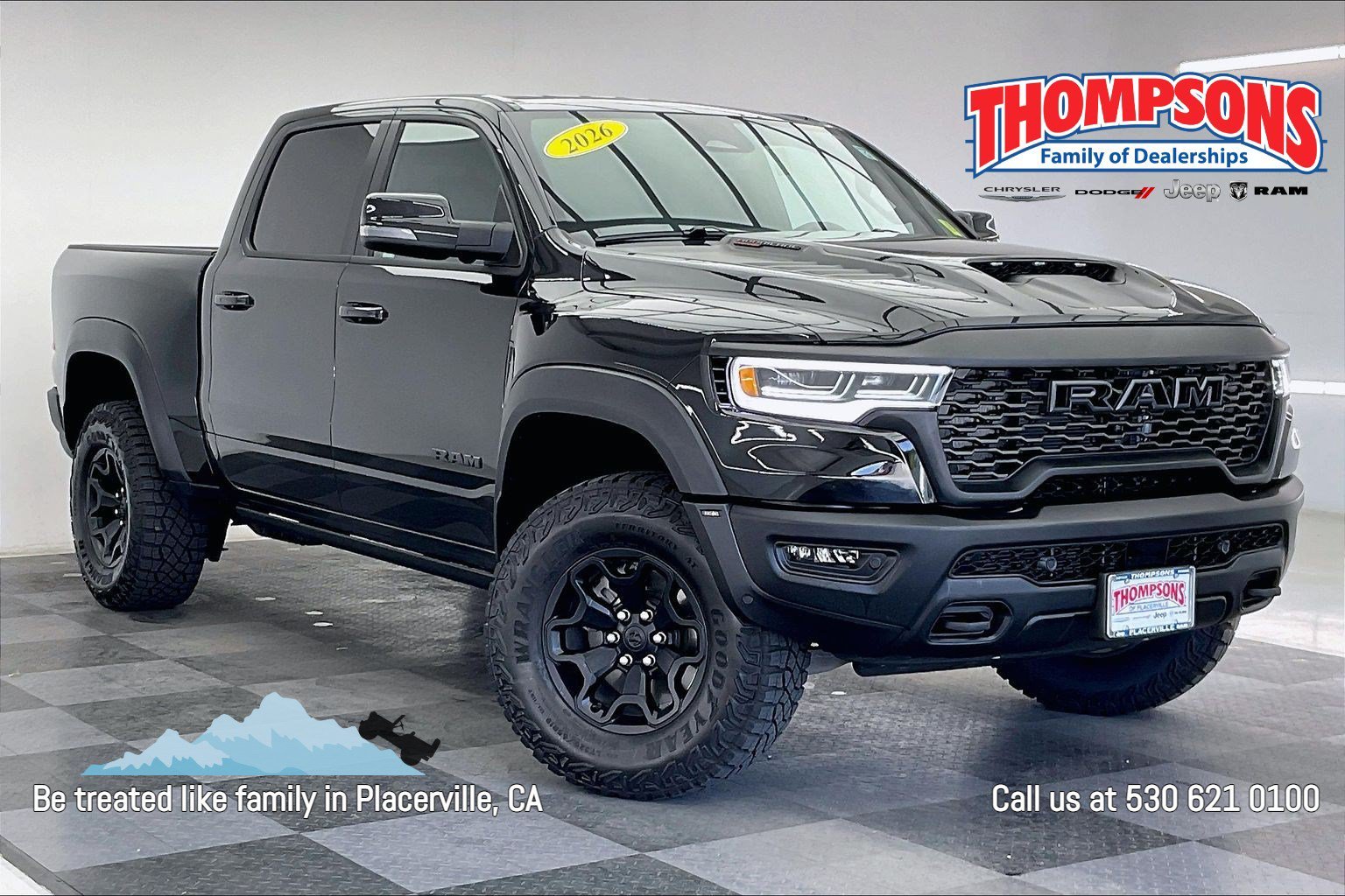 Used 2026 Diamond Black Crystal Pearlcoat Ram RHO image 1