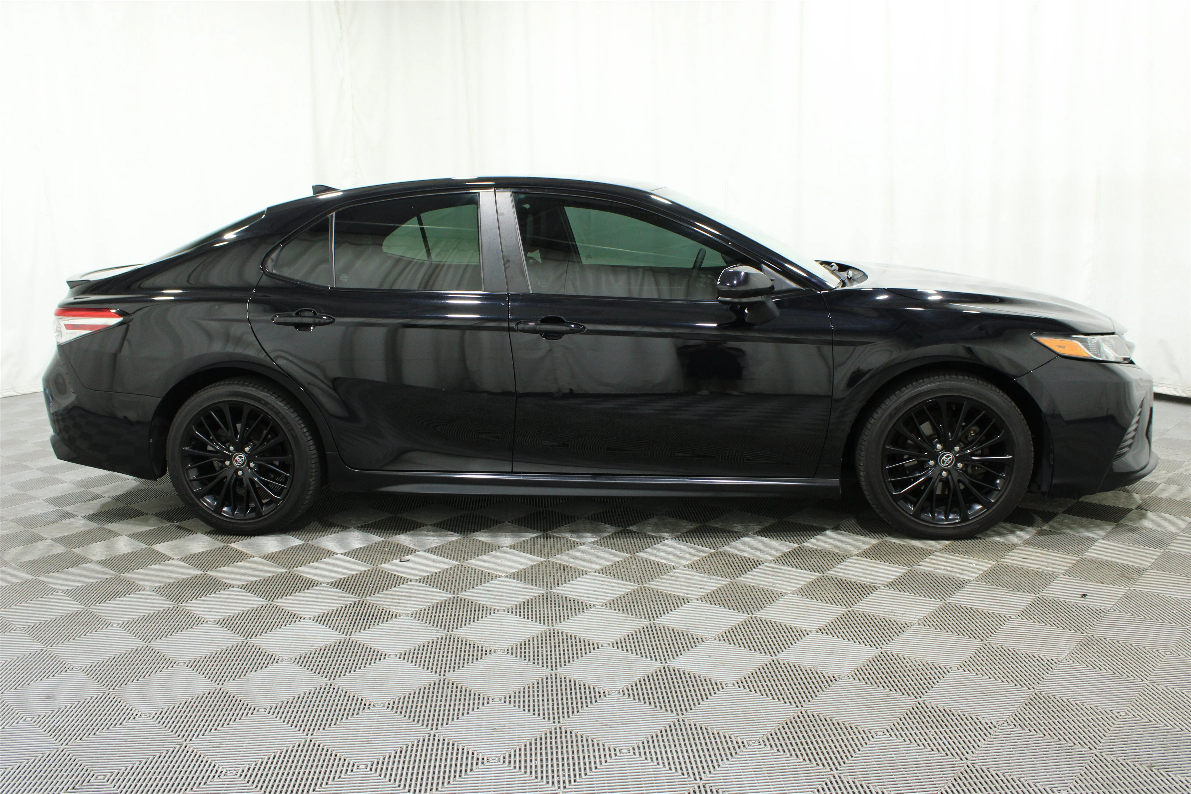 Used 2020 Midnight Black Metallic Toyota SE Nightshade image 26