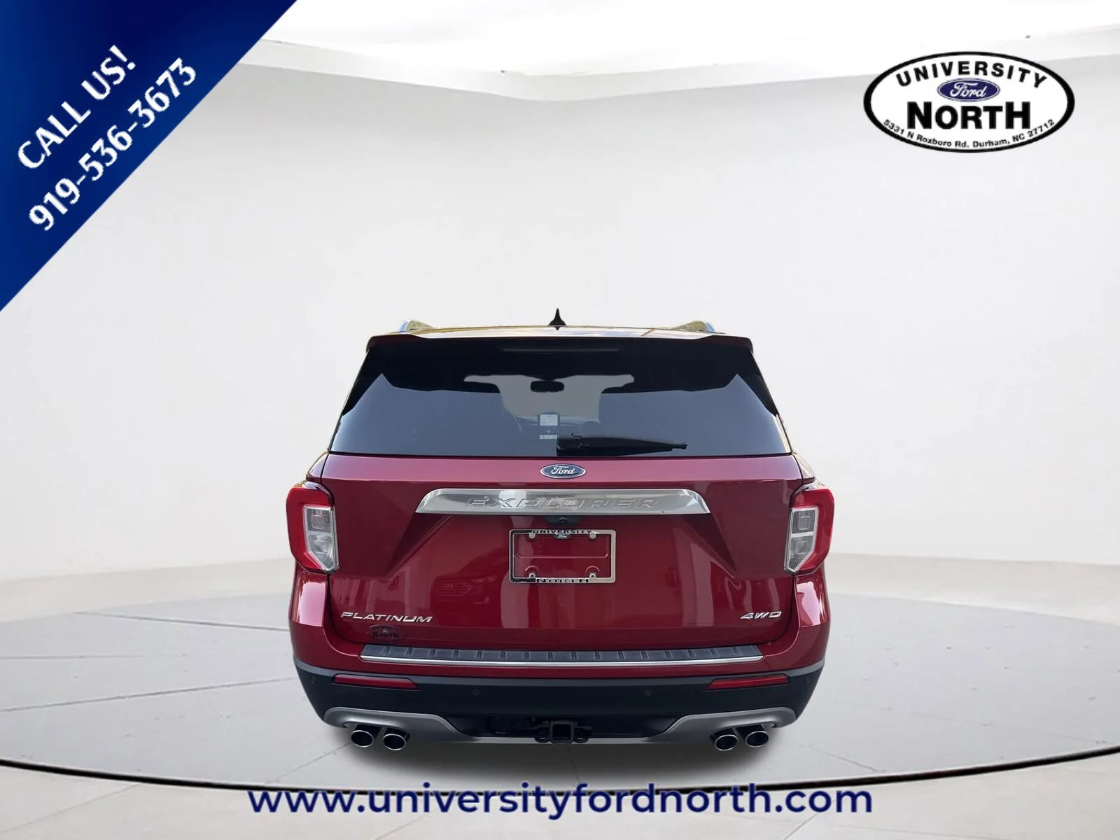 Used 2022 Rapid Red Metallic Tinted Clearcoat Ford Platinum image 6