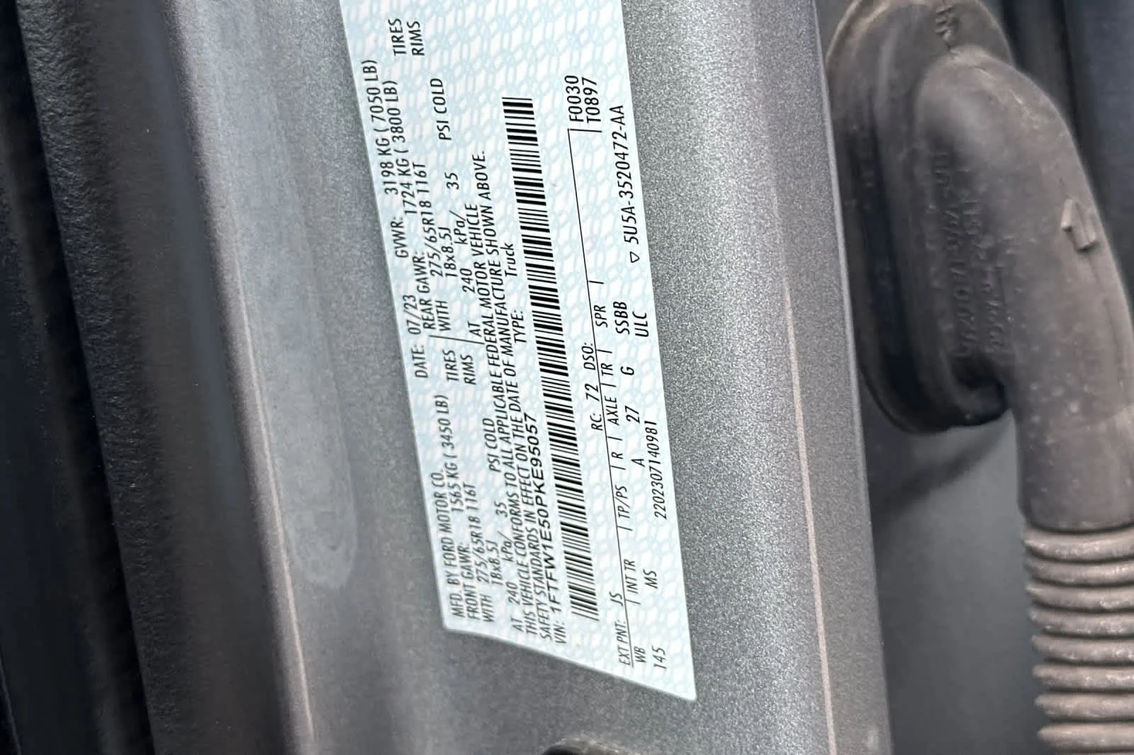 Used 2023 Iconic Silver Metallic Ford XLT image 26