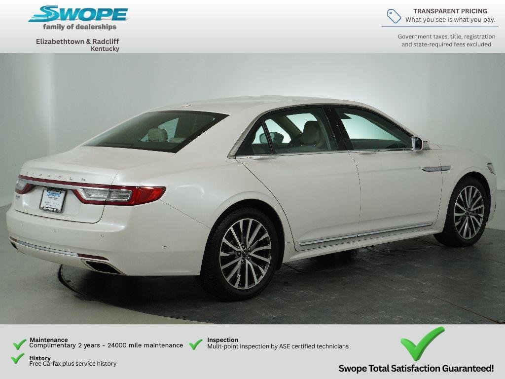 Used 2017 White Platinum Tri-Coat Lincoln Select image 3