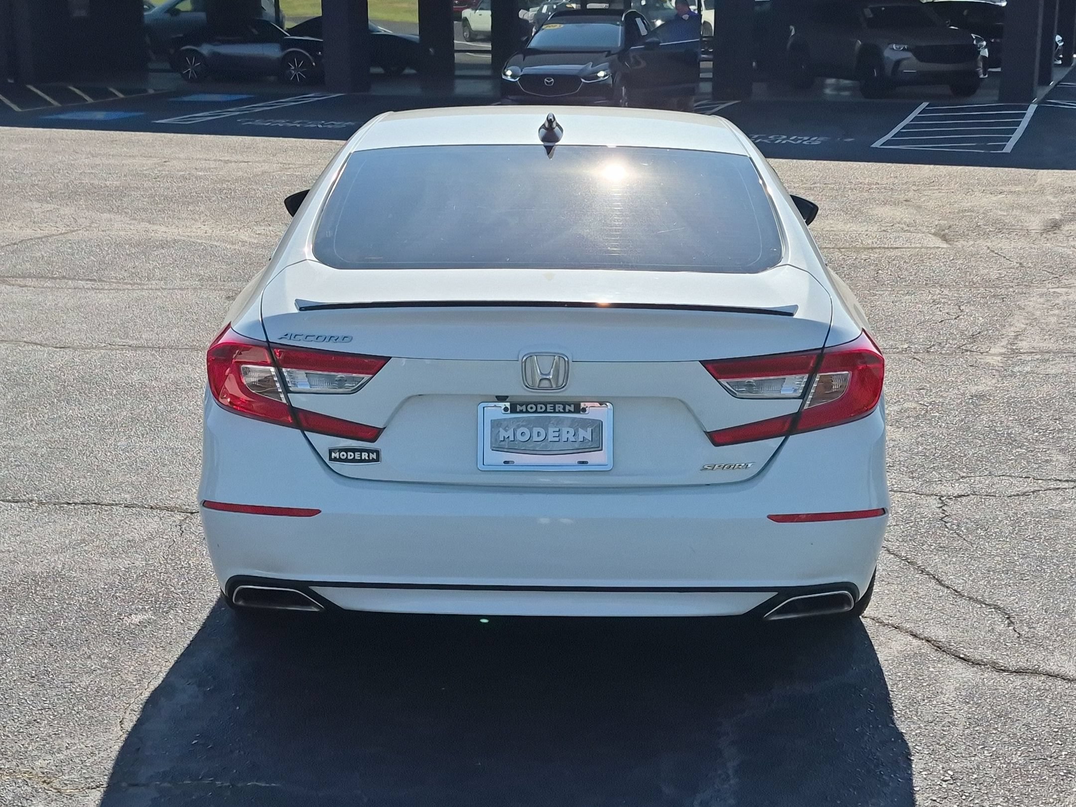 Used 2021 Platinum White Honda Sport image 4