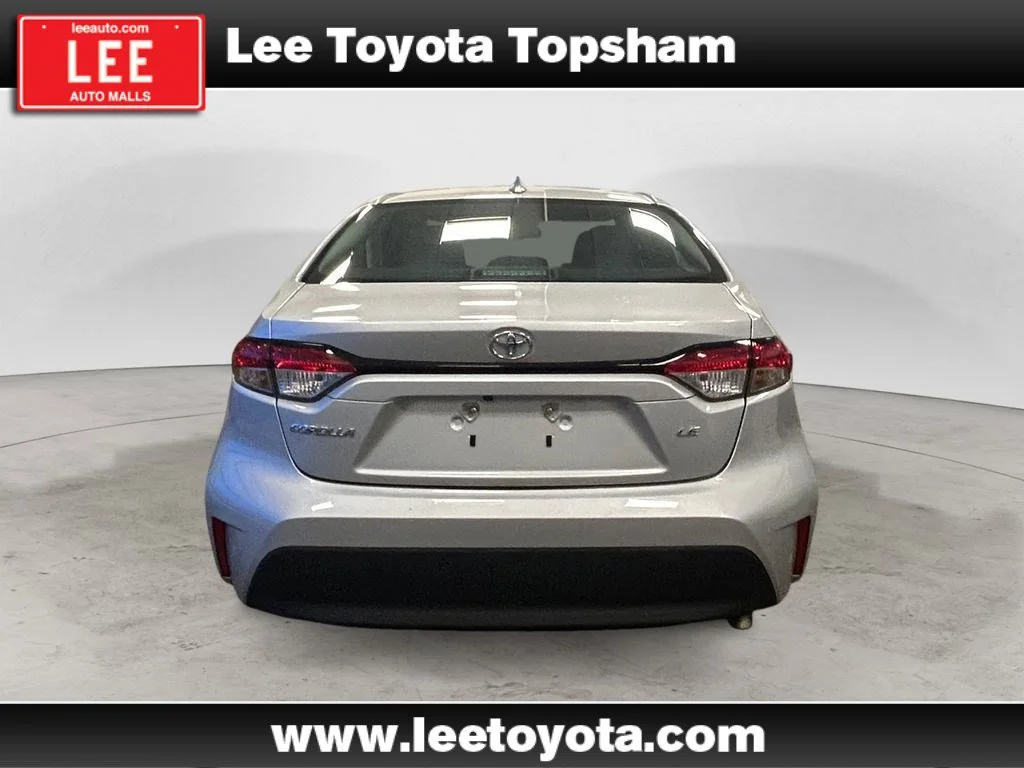 Used 2024 Classic Silver Metallic Toyota LE image 4