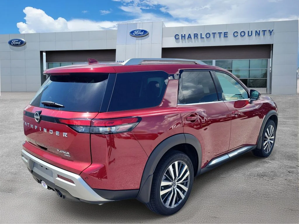 Certified Used 2022 Red Nissan Platinum image 5
