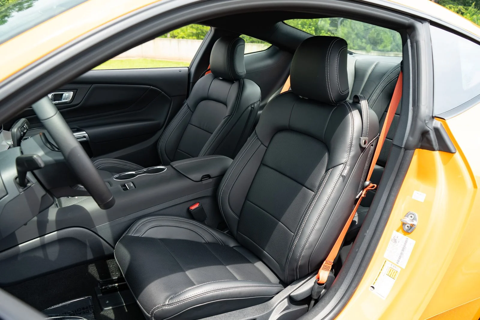 New 2026 Orange Fury Metallic Tri-coat Ford EcoBoost® Premium Fastback image 15