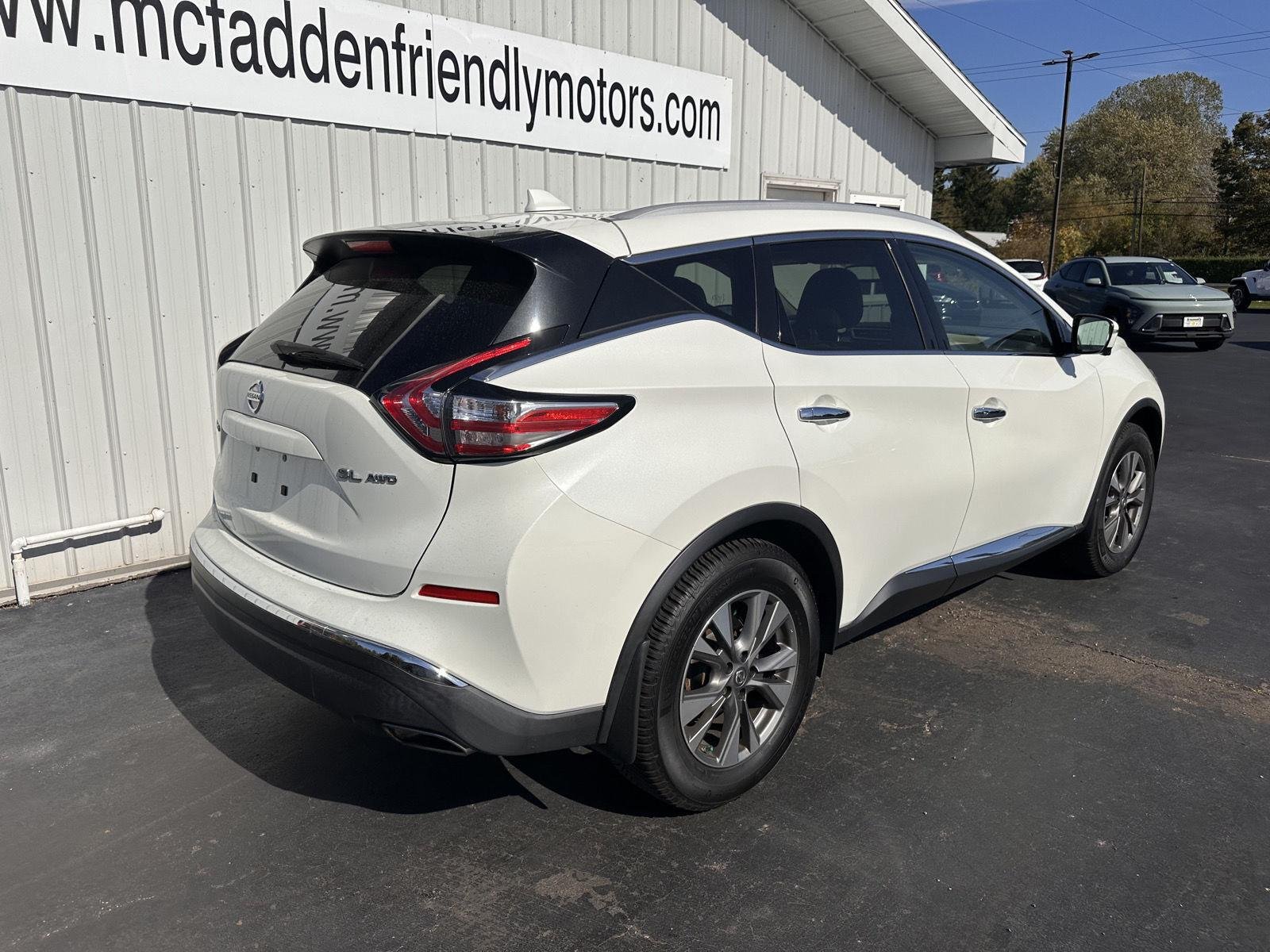 Used 2018 Nissan Murano SL with VIN 5N1AZ2MH7JN103390 for sale in South Haven, MI