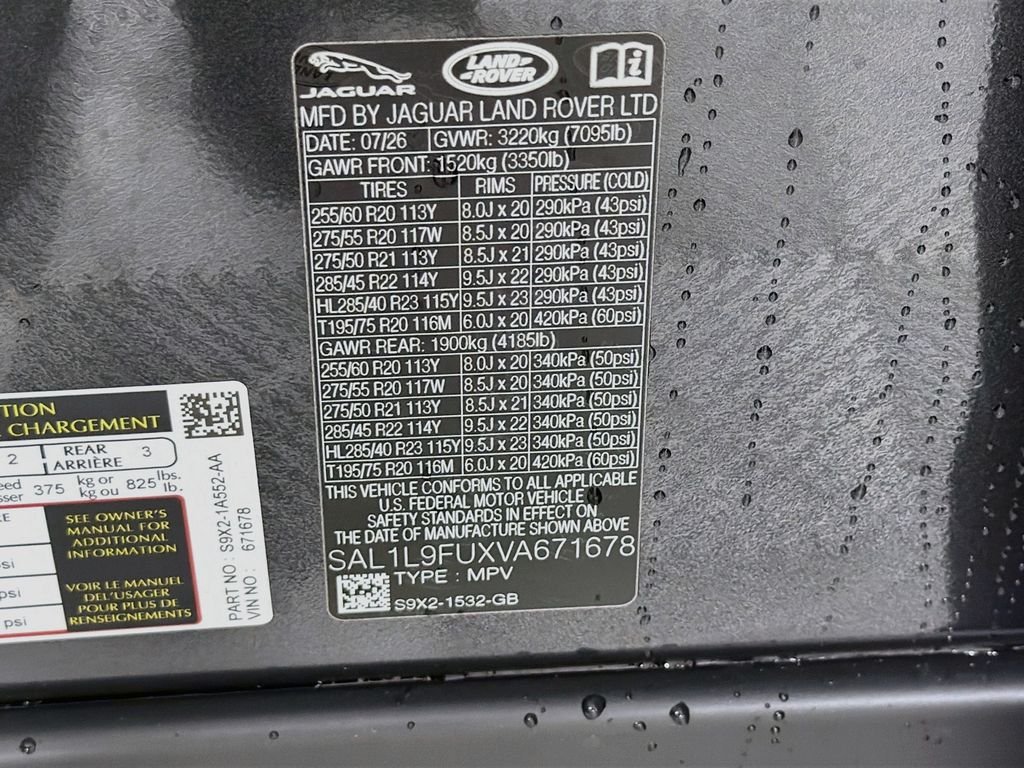 New 2027 Carpathian Grey Land Rover Dynamic SE P400 image 34