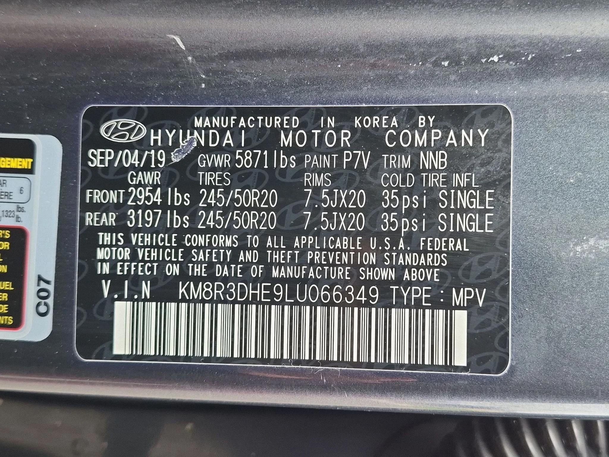 Used 2020 Steel Graphite Hyundai SEL image 27