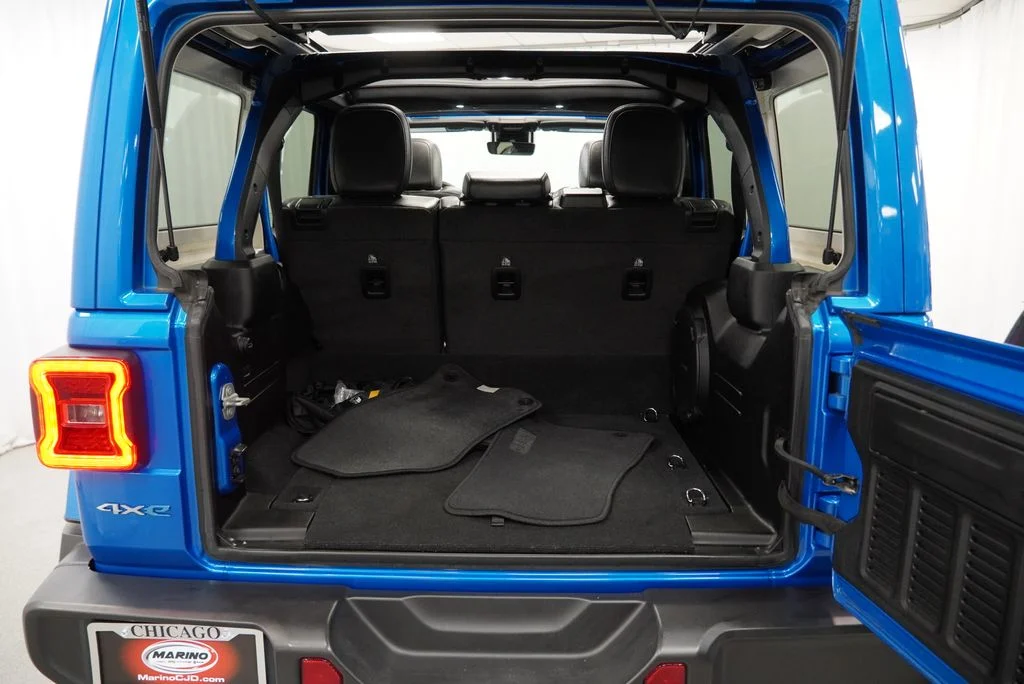 Used 2024 Blue Jeep Sahara 4xe image 48