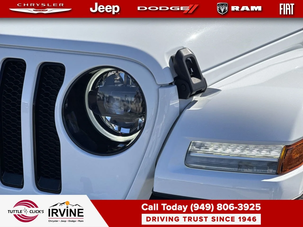 Used 2023 Bright White Clearcoat Jeep High Altitude image 16