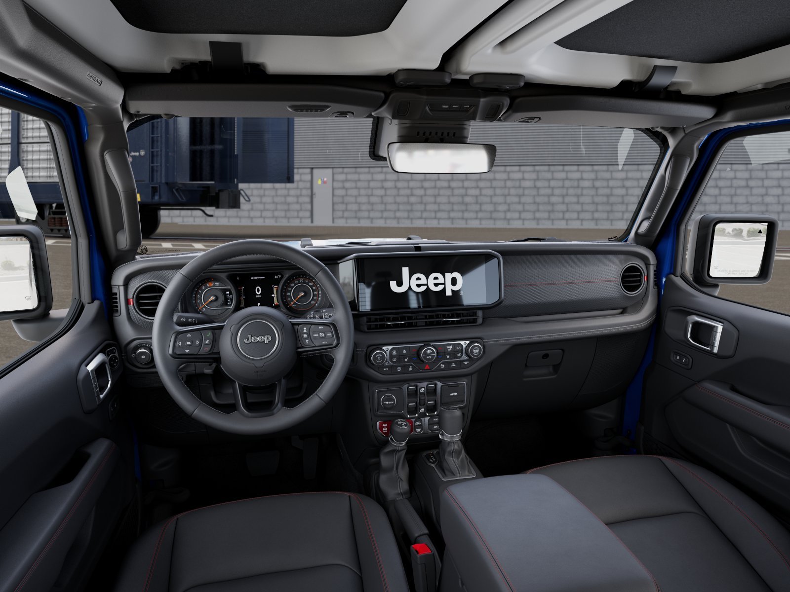 New 2026 Hydro Blue Pearl-Coat Exterior Paint Jeep Rubicon X 4-Door image 40