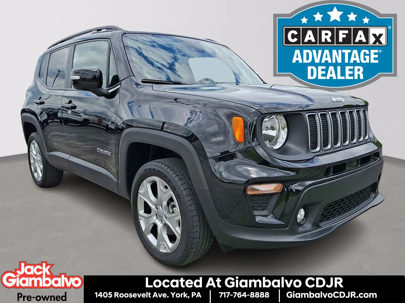 Certified Used 2023 Black Jeep Limited image 1