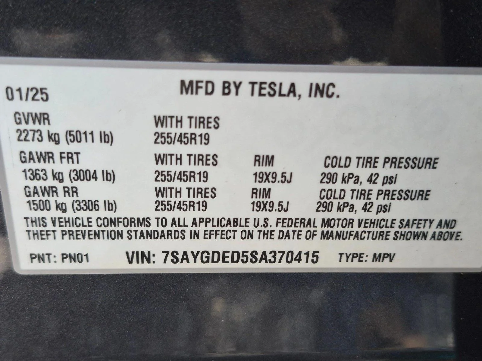 Used 2025 Pearl White Multi-Coat Tesla Long Range image 17