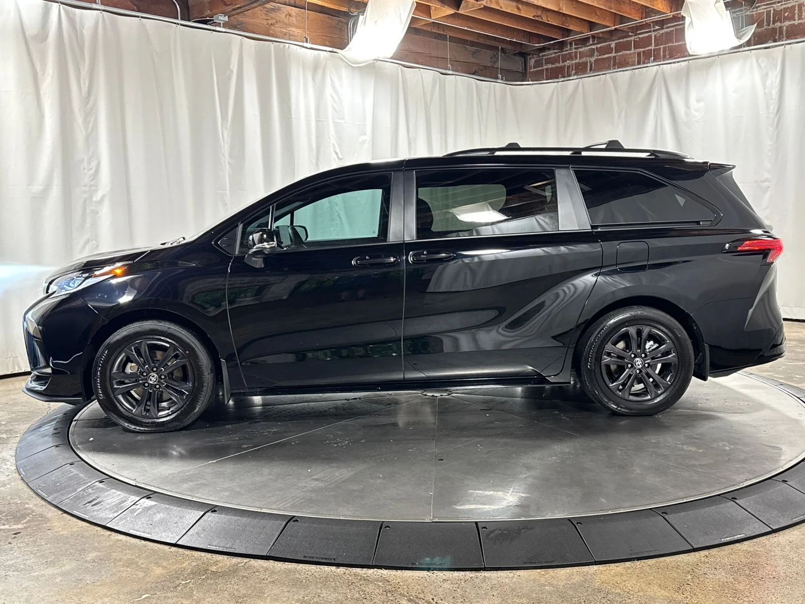 Used 2025 Midnight Black Metallic Toyota XSE 7 Passenger image 8