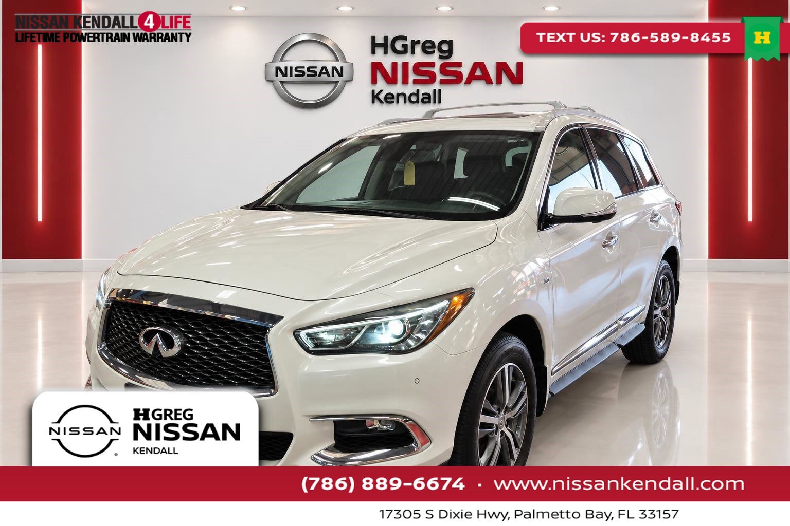 Used 2020 White INFINITI LUXE image 1