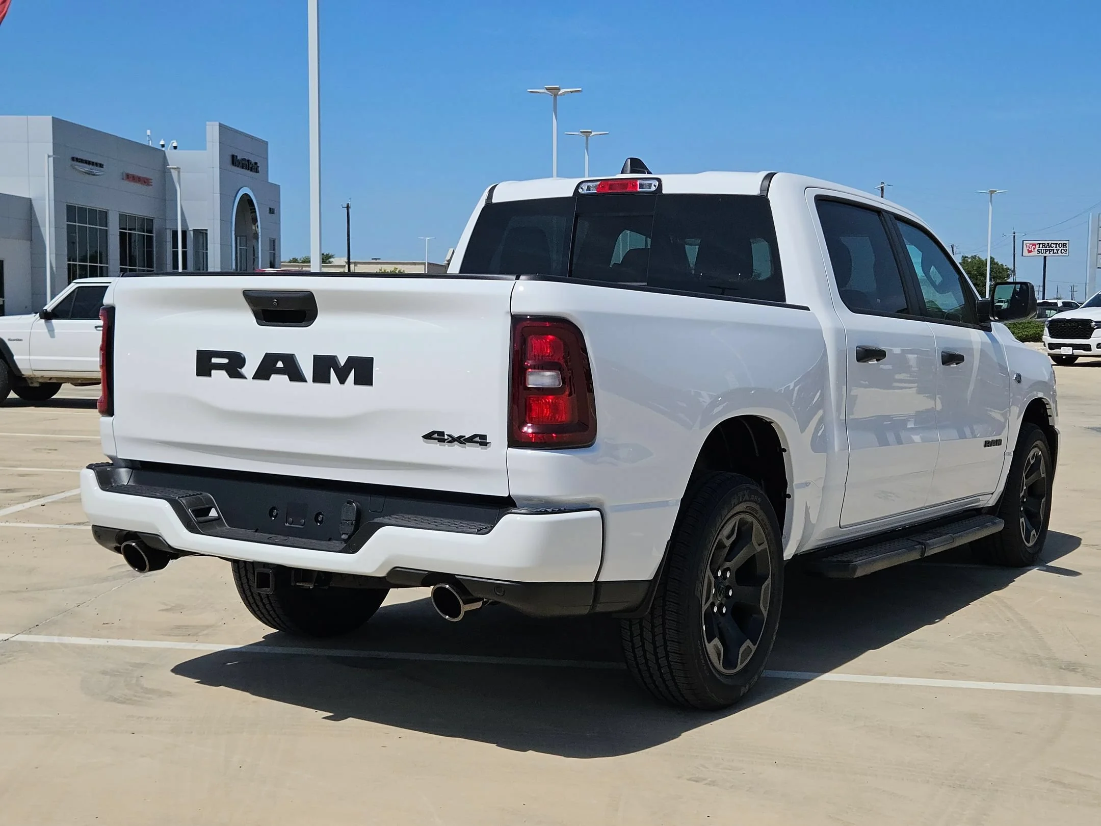 New 2026 Bright White Clearcoat RAM Black Express image 3