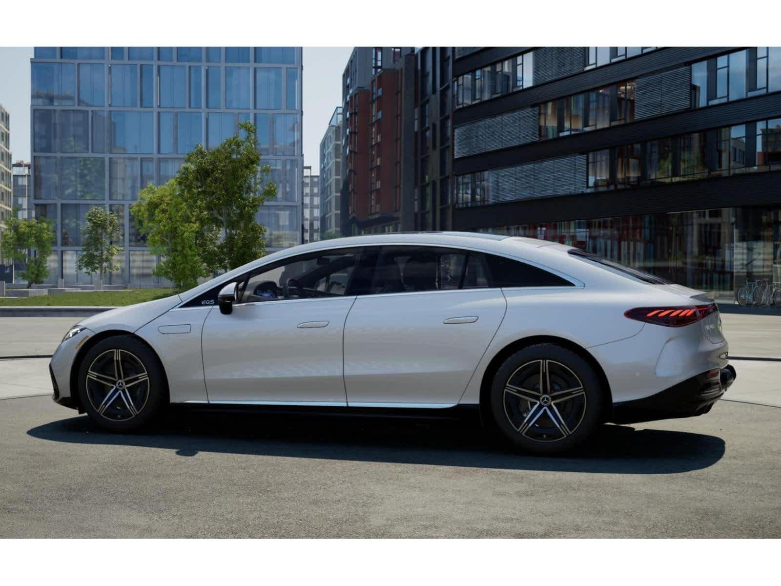 New 2026 MANUFAKTUR Moonlight White Metallic Mercedes-Benz EQS 450+ image 30