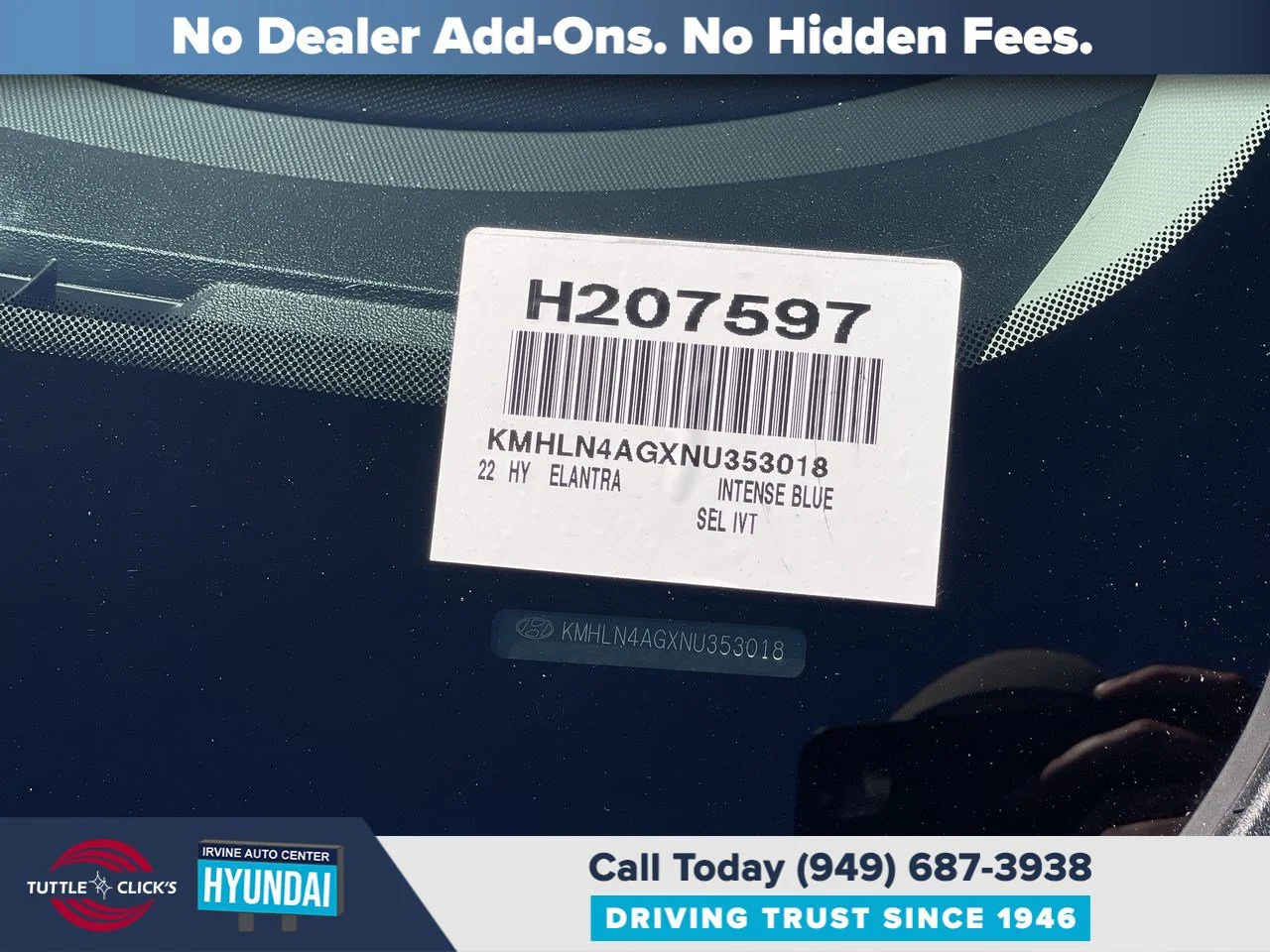 Used 2022 Intense Blue HYUNDAI SEL image 42