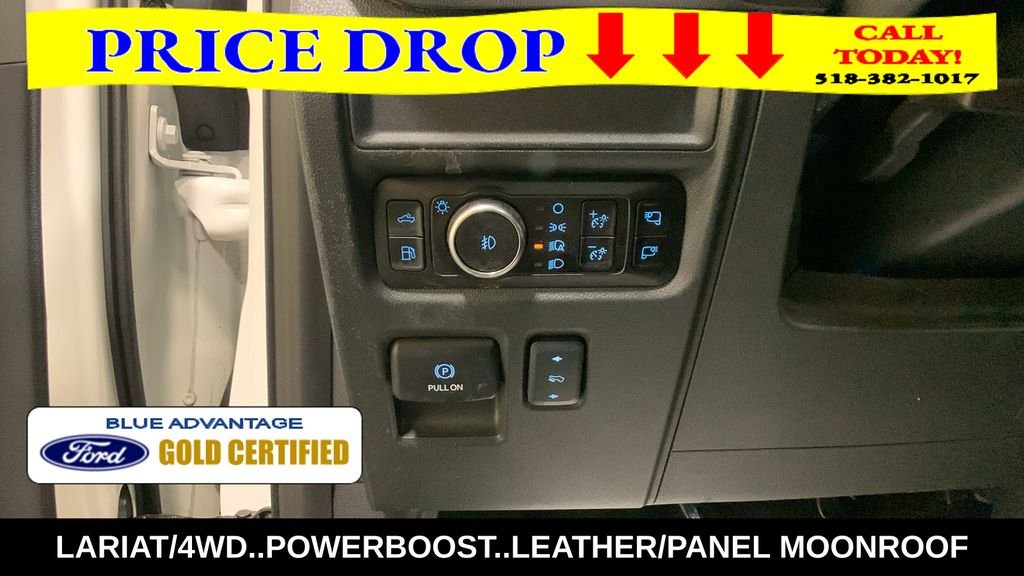 Certified Used 2025 White Metallic Ford Lariat image 34