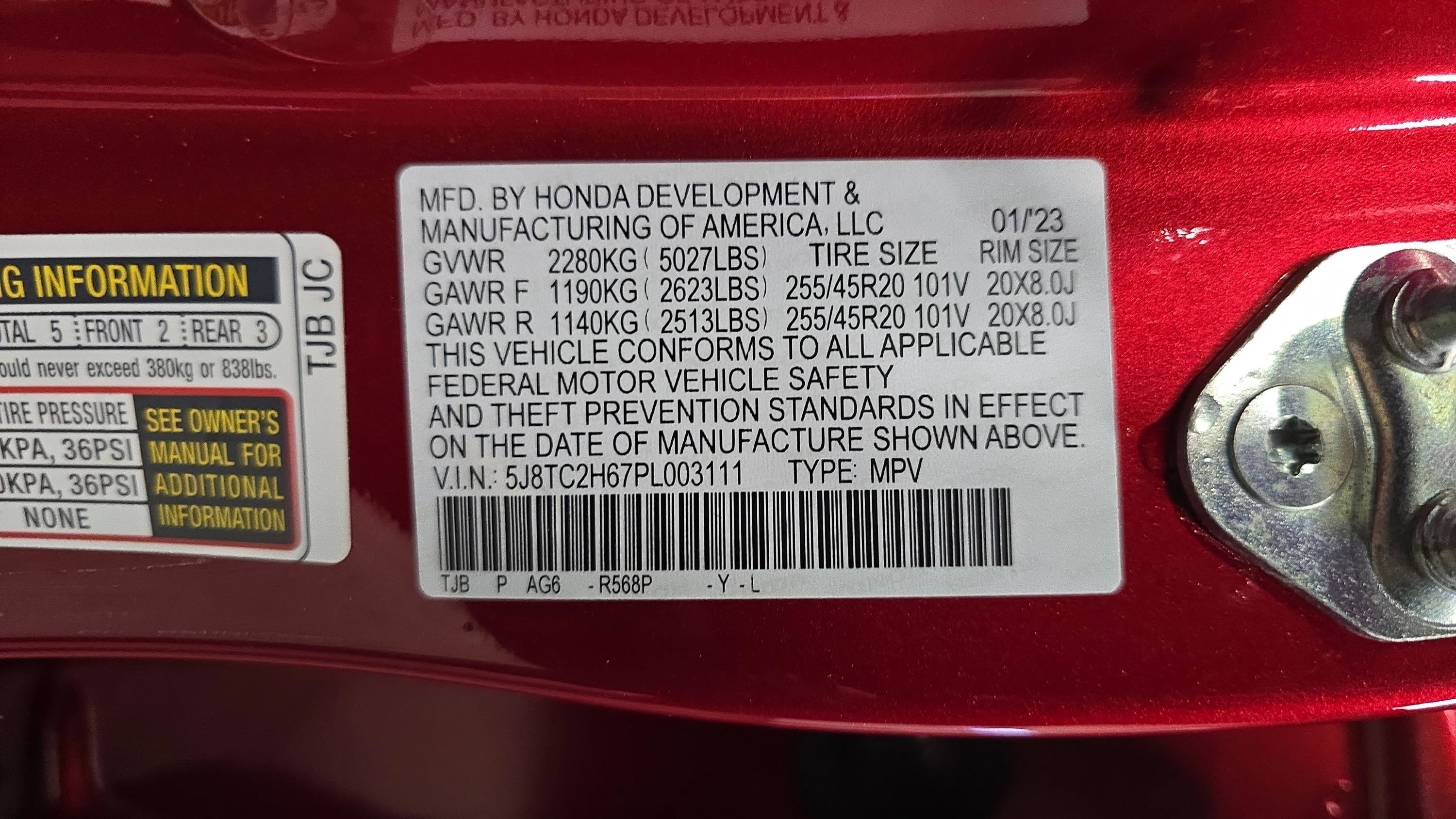 Used 2023 Performance Red Pearl Acura SH-AWD w/A-Spec Package image 26