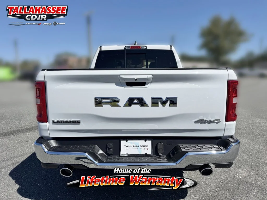 New 2027 Bright White Clear-Coat Exterior Paint RAM Laramie image 4