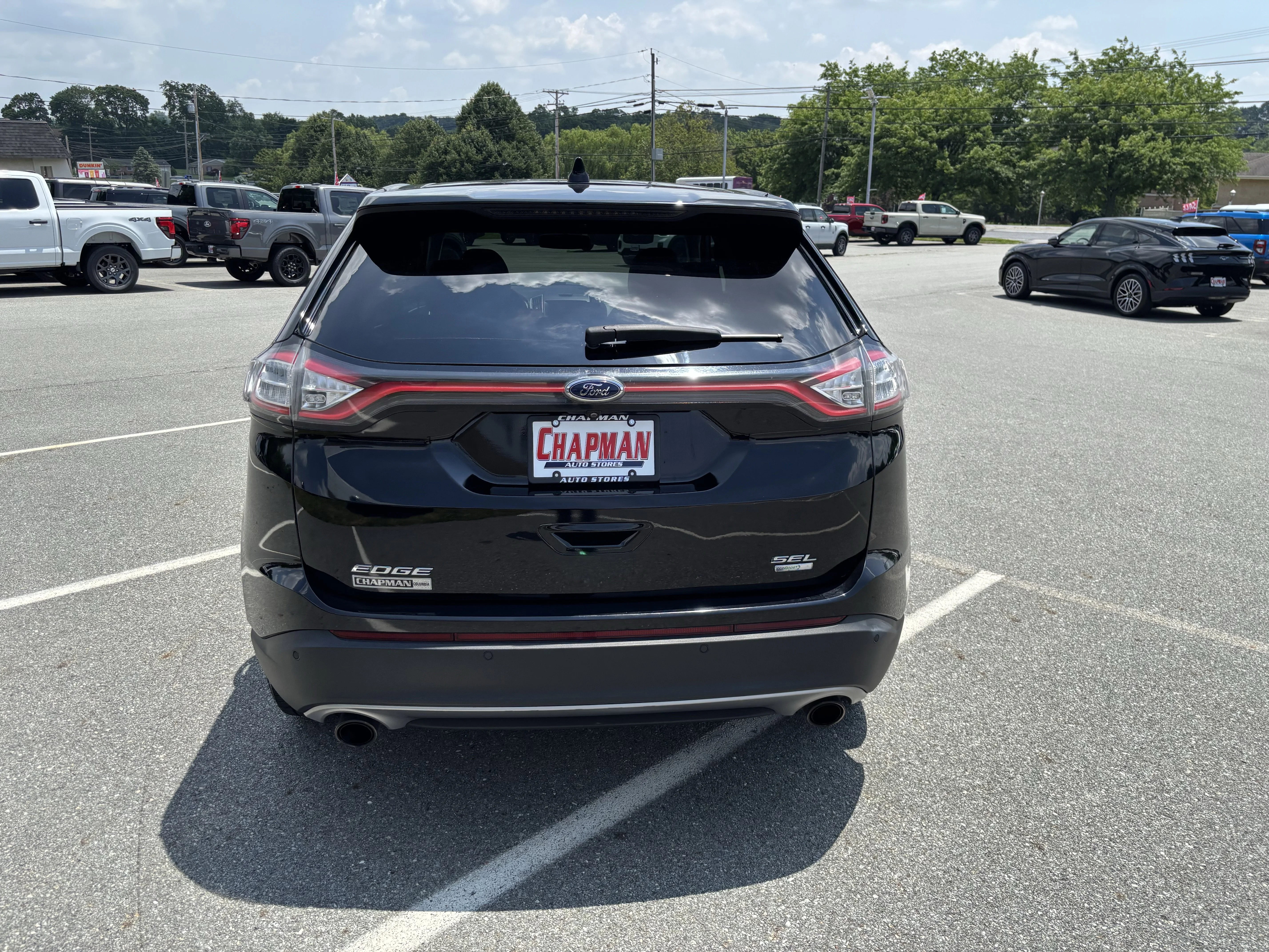 Used 2018 Shadow Black Ford SEL image 6