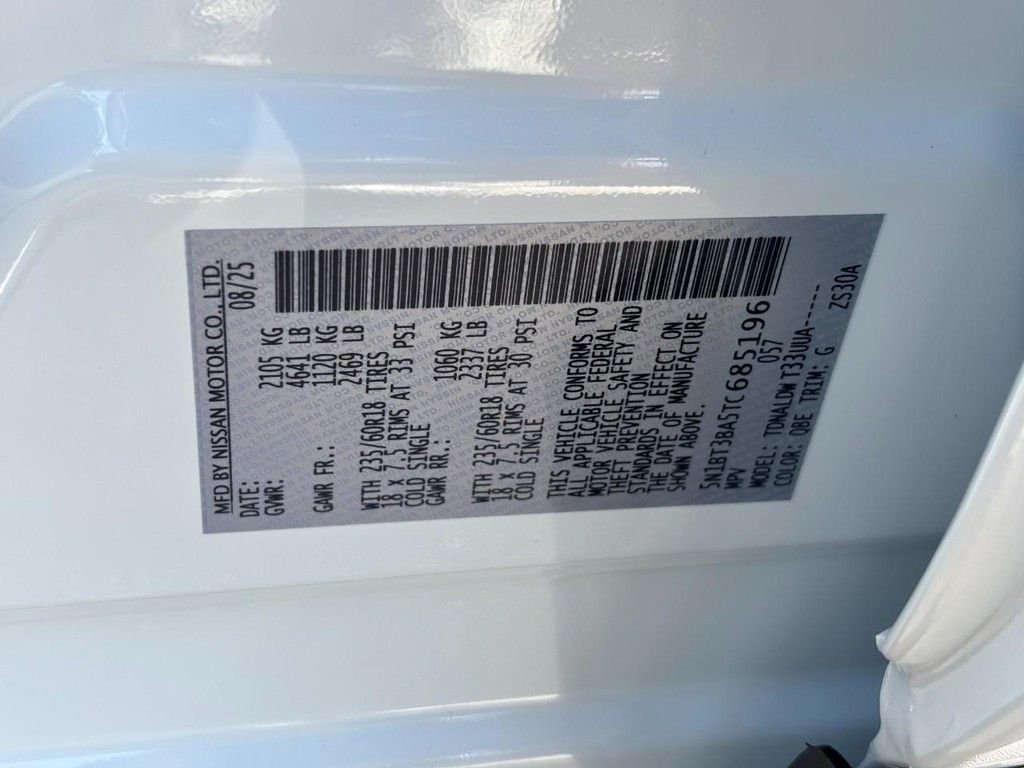 Used 2026 White Nissan SV image 20