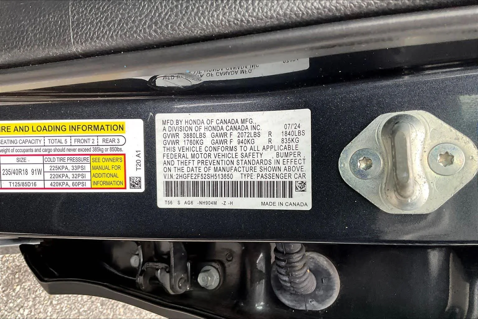 Used 2025 Meteorite Gray Metallic Honda Sport image 35