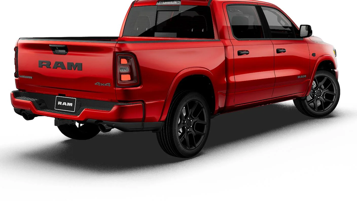 New 2027 Molten Red Pearl-Coat Exterior Paint RAM LARAMIE image 2