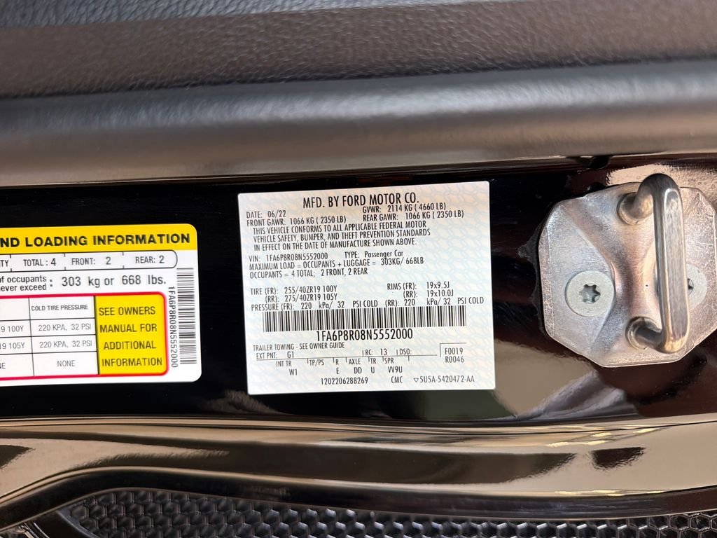 Used 2022 Black Ford Mach 1 image 14