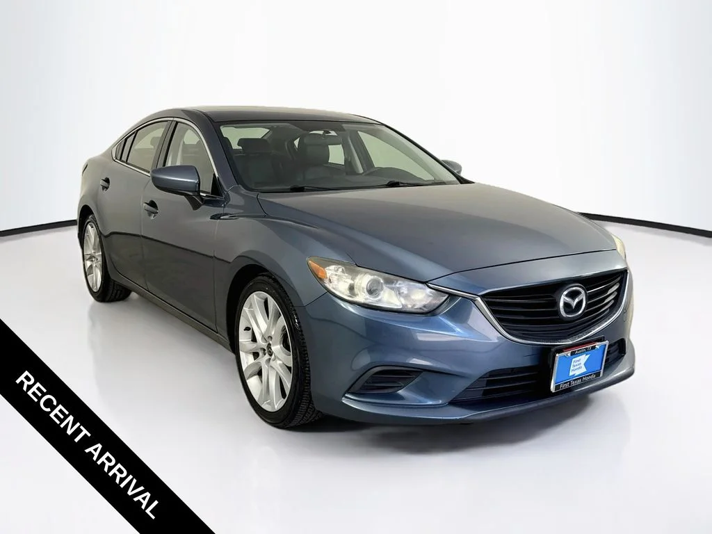 Used 2015 Blue Reflex Mica Mazda i Touring image 1