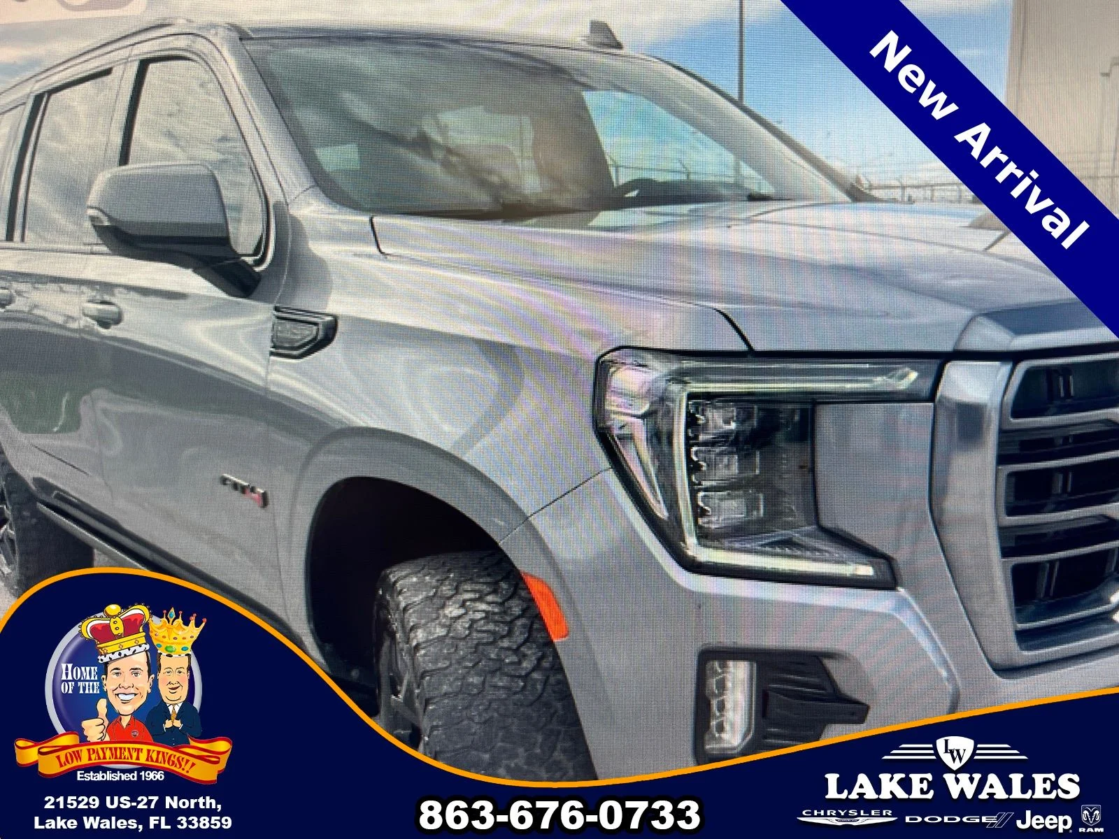 Used 2022 Gray GMC AT4 image 1