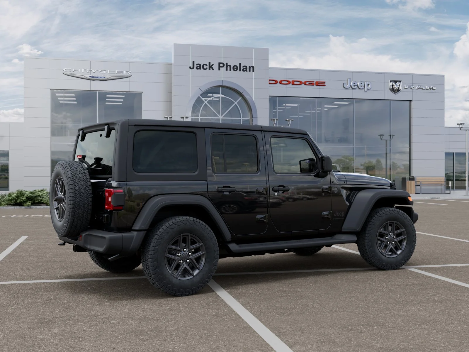 New 2026 Black Clear-Coat Exterior Paint Jeep Sport S image 30