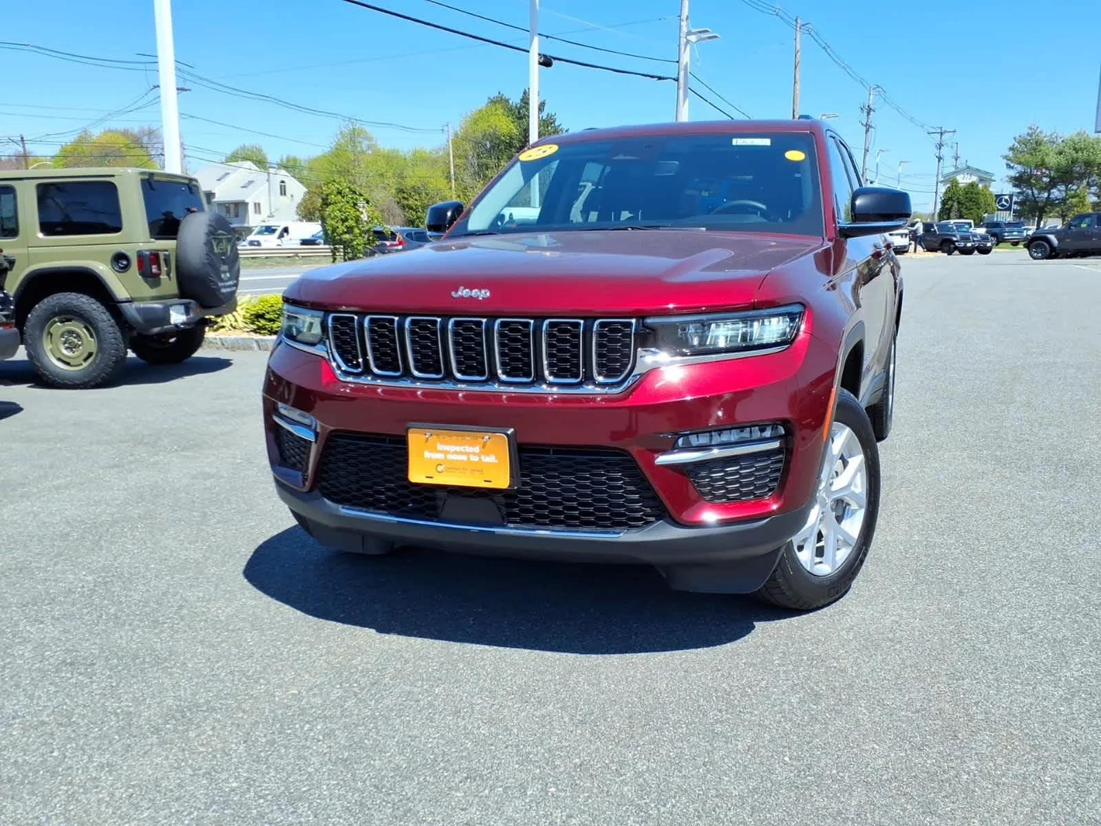 Certified Used 2023 Velvet Red Pearlcoat Jeep Limited image 2