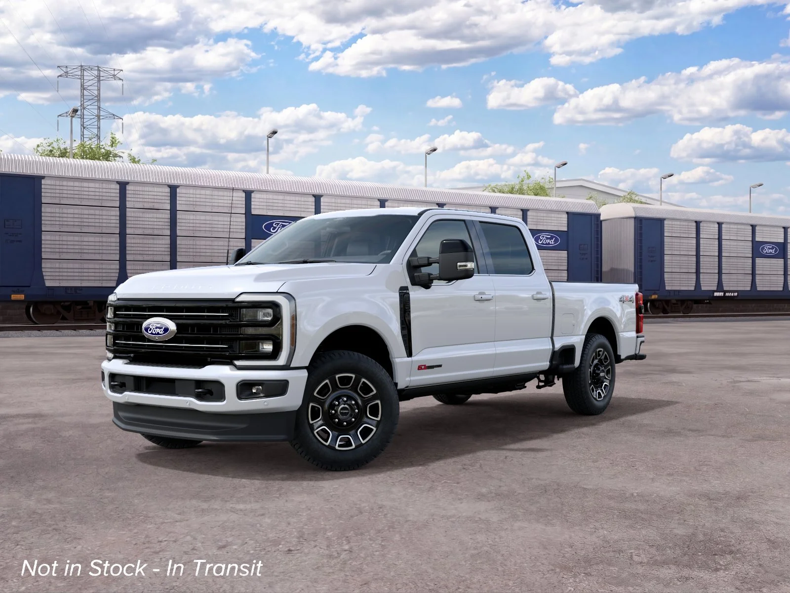 New 2027 Star White Metallic Tri-Coat Ford F-350® Platinum® image 2